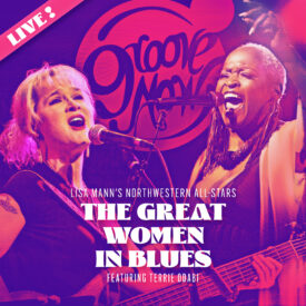 album cover with photos of Lisa Mann and Terrie Obabi singing