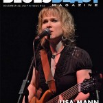 Lisa Mann on the cover of Blues Blast Magazine